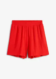 Shorts in jersey operato con cinta comoda a vita alta, bonprix