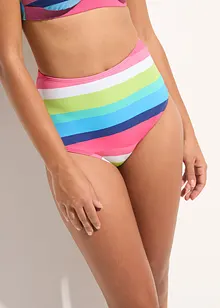 Slip a vita alta per bikini in poliammide riciclata, bpc bonprix collection