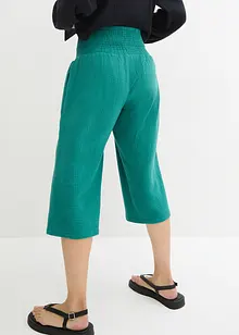 Pantaloni capri in mussola, bonprix