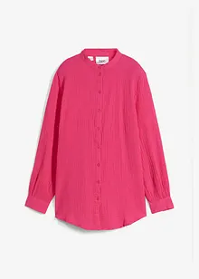 Camicia lunga in mussola di cotone, bonprix