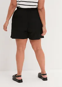 Shorts in jersey operato con cinta comoda a vita alta, bonprix