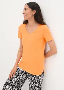 T-shirt con scollo a V profondo, bonprix