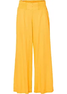 Pantaloni larghi in misto lino fresco e leggero, bonprix
