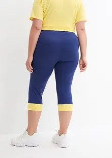 Leggings a pinocchietto sportivi con bordi a contrasto, bonprix