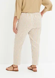 Pantaloni effetto lino, bonprix