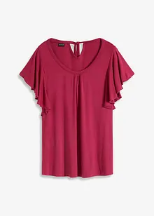 Maglia con maniche a volant, bonprix
