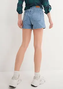 Shorts di jeans a righe, a vita media, John Baner JEANSWEAR