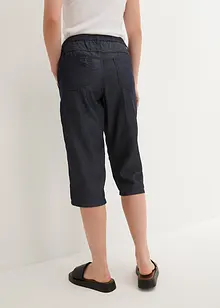 Jeans capri wide leg, a vita media, John Baner JEANSWEAR