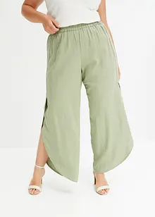 Pantaloni in misto lino, bonprix