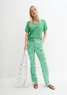 Pantaloni con elastico in vita, bonprix