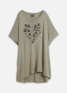 Maxi maglia con stampa in qualità leggera, bonprix