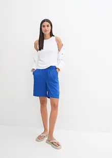 Shorts con elastico in vita, effetto operato e cinta comoda, bonprix