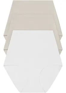 Culotte con effetto modellante medio (pacco da 3), bonprix