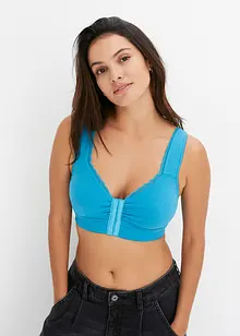 Reggiseno senza ferretto con chiusura anteriore e cotone biologico (pacco da 2), bonprix