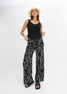 Pantaloni fluenti in fantasia, bonprix