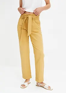 Pantaloni in twill leggero con cinta comoda, bonprix