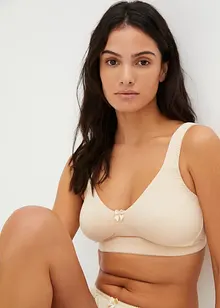 Reggiseno minimizer senza ferretto con cotone biologico (pacco da 2), bonprix