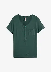 T-shirt con bottoni, bonprix