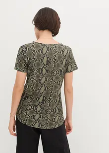 Maglia lunga in fantasia animalier, bonprix