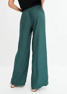 Pantaloni con elastico in vita in viscosa crêpe fluente, bonprix