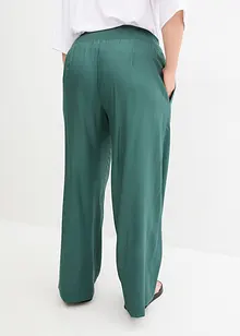 Pantaloni con elastico in vita in viscosa crêpe fluente, bonprix