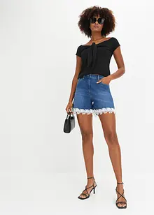 Shorts con pizzo, bonprix