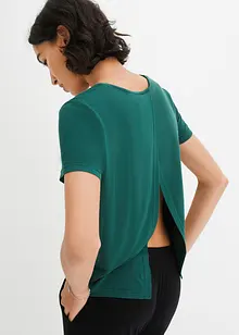 Maglia in viscosa fluente con allacciatura particolare, bonprix