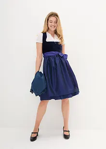 Abito bavarese midi con velluto (set 2 pezzi), bonprix
