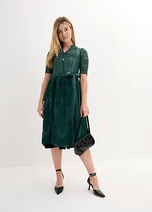 Abito bavarese con grembiule ricamato (set 2 pezzi), bonprix