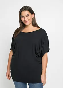Maglia con pizzo e maniche a pipistrello, bonprix