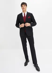 Completo da matrimonio (5 pezzi) giacca, pantaloni, gilet, cravatta, fazzolettino, slim fit, bonprix