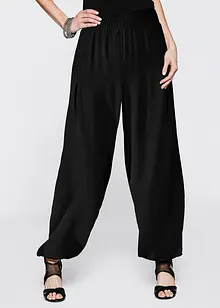 Pantaloni a palazzo in viscosa fluente, bonprix