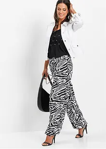 Pantaloni a palazzo in viscosa fluente, bonprix