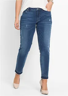 Jeans skinny cropped, vita bassa, bonprix