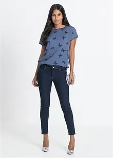 Jeans skinny, vita media, bonprix