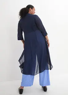 Blusa di chiffon con volant, bonprix