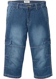 Jeans cargo a pinocchietto regular fit, straight, bonprix