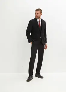 Completo (4 pezzi) giacca, pantaloni, gilet, cravatta, slim fit, bonprix