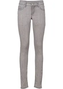 Jeans skinny elasticizzati, vita media, bonprix