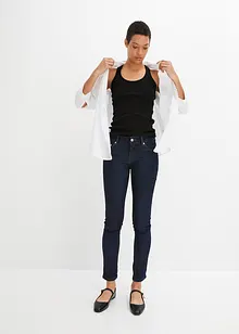 Jeans skinny elasticizzati, vita media, bonprix