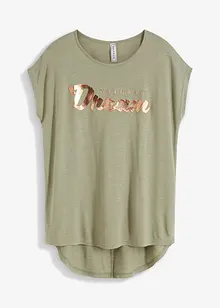 Maglia lunga in misto viscosa, bonprix