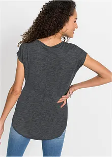 Maglia lunga in misto viscosa, bonprix