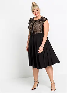Abito con pizzo, bonprix