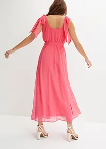 Abito in chiffon con fiocchi, bonprix