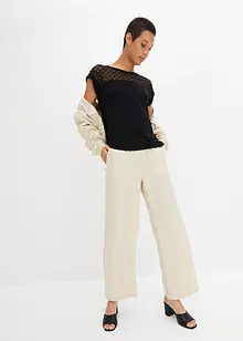 Maglia con pizzo, bonprix