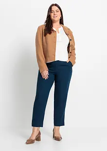 Maglia serafino in misto viscosa, bonprix