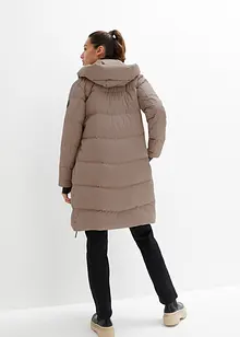 Piumino lungo con fodera in fantasia idrorepellente, bonprix