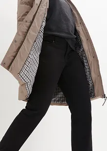 Piumino lungo con fodera in fantasia idrorepellente, bonprix