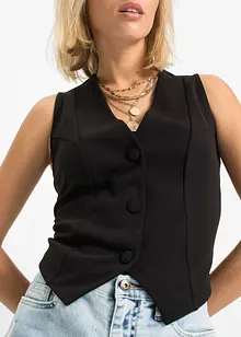 Gilet elegante in interlock resistente, bonprix