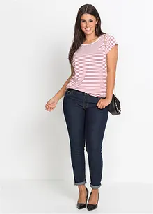 Jeans skinny elasticizzati, vita media, bonprix